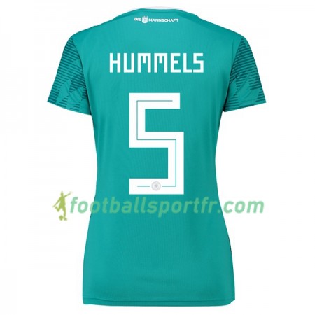 Tenue Allemagne Hummels 5 Féminine Exterieur Coupe du monde 2018 Maillot de Foot